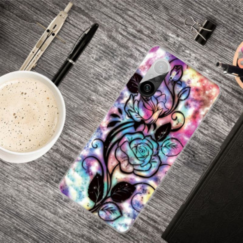 Cover Xiaomi Mi 11i 5G / Poco F3 Grafisk Blomst