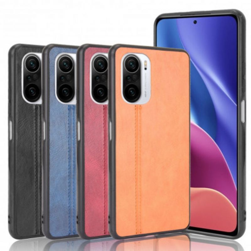 Cover Xiaomi Mi 11i 5G / Poco F3 Søm Lædereffekt