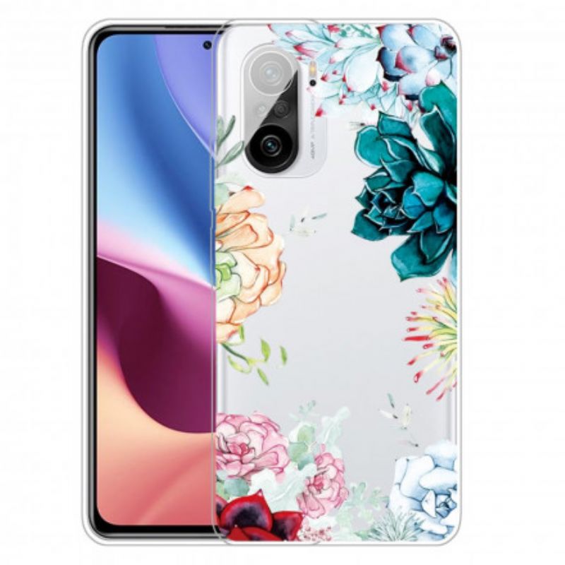 Cover Xiaomi Mi 11i 5G / Poco F3 Sømløse Akvarelblomster