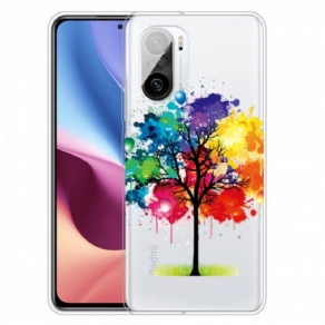 Cover Xiaomi Mi 11i 5G / Poco F3 Transparent Akvareltræ