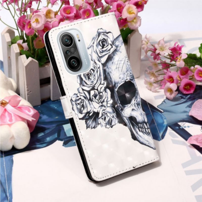 Flip Cover Xiaomi Mi 11i 5G / Poco F3 Blomsterskalle