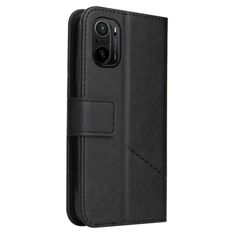 Flip Cover Xiaomi Mi 11i 5G / Poco F3 Imiteret Læder Gq.utrobe