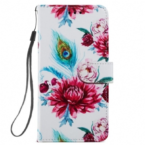 Flip Cover Xiaomi Mi 11i 5G / Poco F3 Intense Blomster