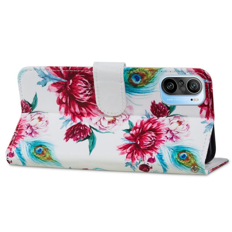 Flip Cover Xiaomi Mi 11i 5G / Poco F3 Intense Blomster