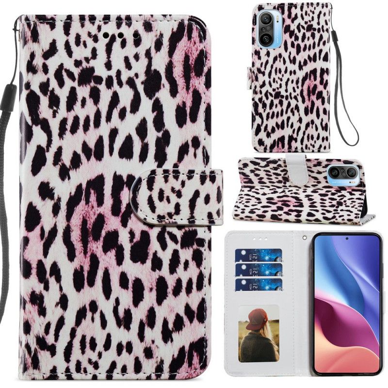 Flip Cover Xiaomi Mi 11i 5G / Poco F3 Leopardprint