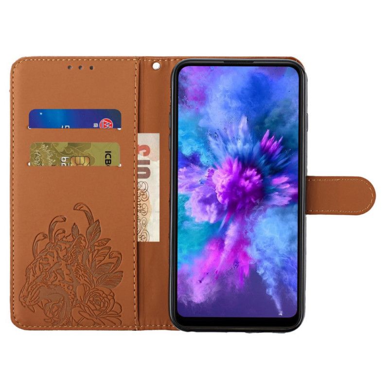 Flip Cover Xiaomi Mi 11i 5G / Poco F3 Med Snor Barok Strappy Tiger