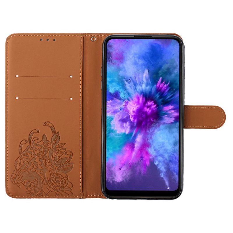 Flip Cover Xiaomi Mi 11i 5G / Poco F3 Med Snor Barok Strappy Tiger