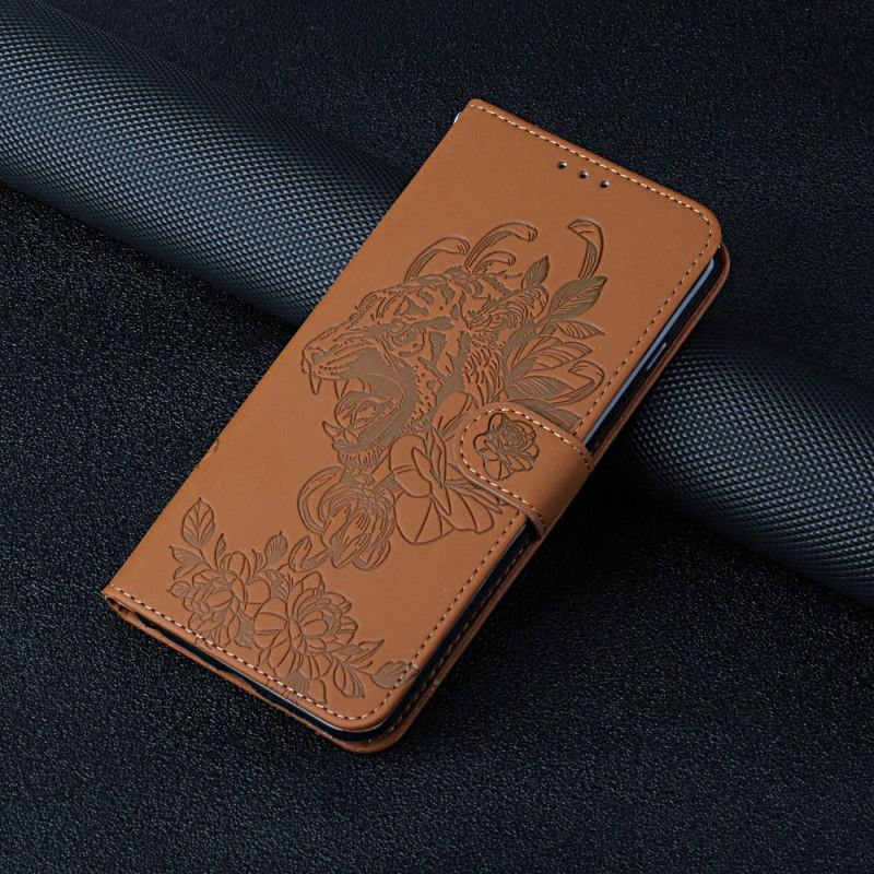 Flip Cover Xiaomi Mi 11i 5G / Poco F3 Med Snor Barok Strappy Tiger