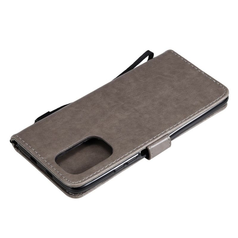 Flip Cover Xiaomi Mi 11i 5G / Poco F3 Med Snor Thong Kat Og Bi