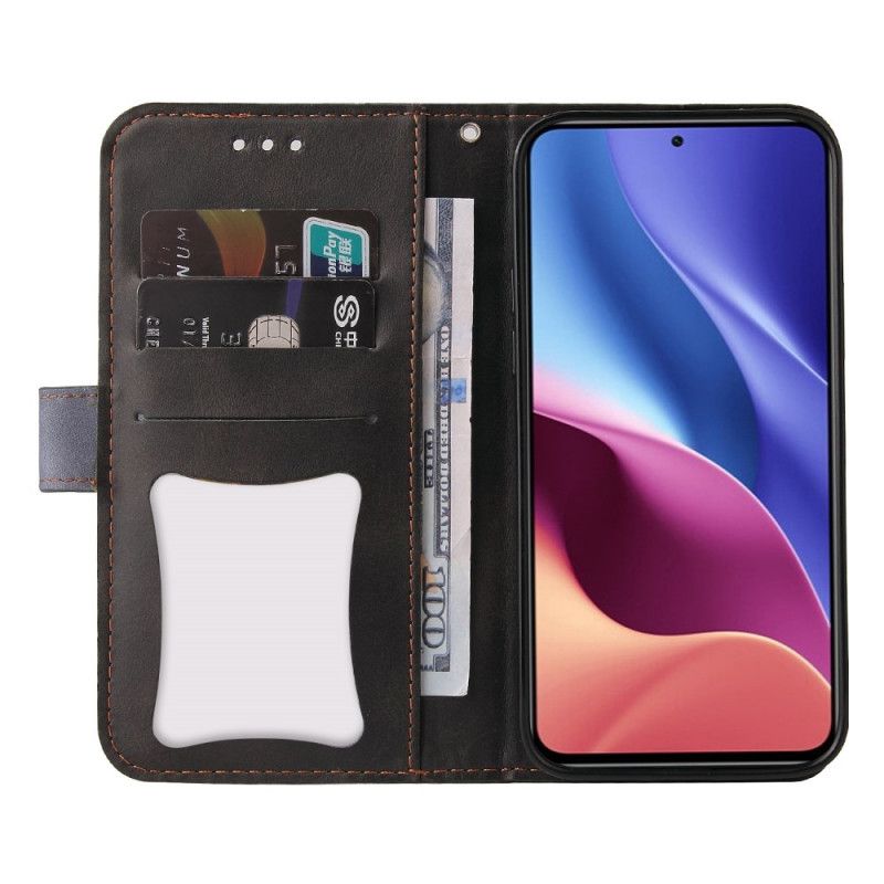 Flip Cover Xiaomi Mi 11i 5G / Poco F3 Tofarvet Design