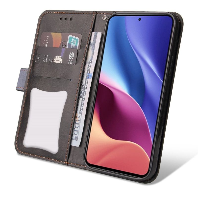 Flip Cover Xiaomi Mi 11i 5G / Poco F3 Tofarvet Design