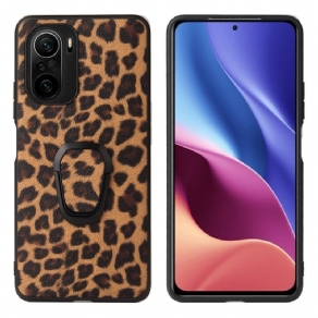 Mobilcover Xiaomi Mi 11i 5G / Poco F3 Leopard Ring-støtte Leopard Ring-støtte