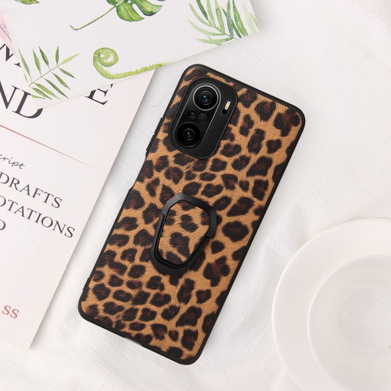 Mobilcover Xiaomi Mi 11i 5G / Poco F3 Leopard Ring-støtte Leopard Ring-støtte