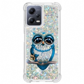 Cover Poco X5 5G Pailletter Miss Owl