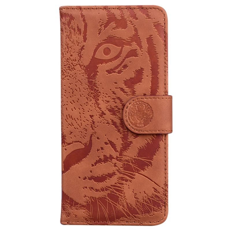 Flip Cover Poco X5 5G Tiger Fodaftryk