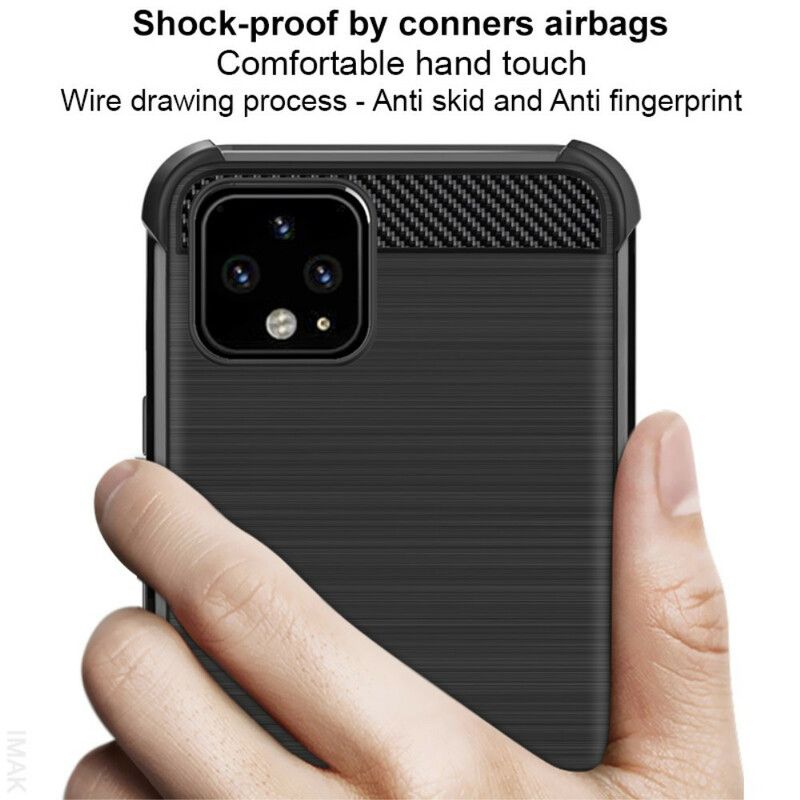 Cover Google Pixel 4 XL Imak Børstet Kulfiber