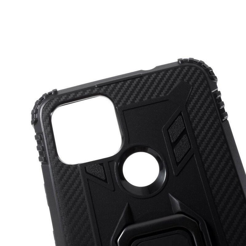 Cover Google Pixel 4A 5G Ring Og Kulfiber