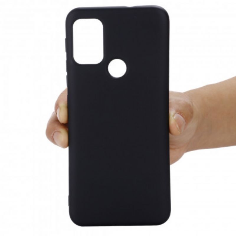 Cover Moto G10 / G30 Flydende Silikone Med Snor