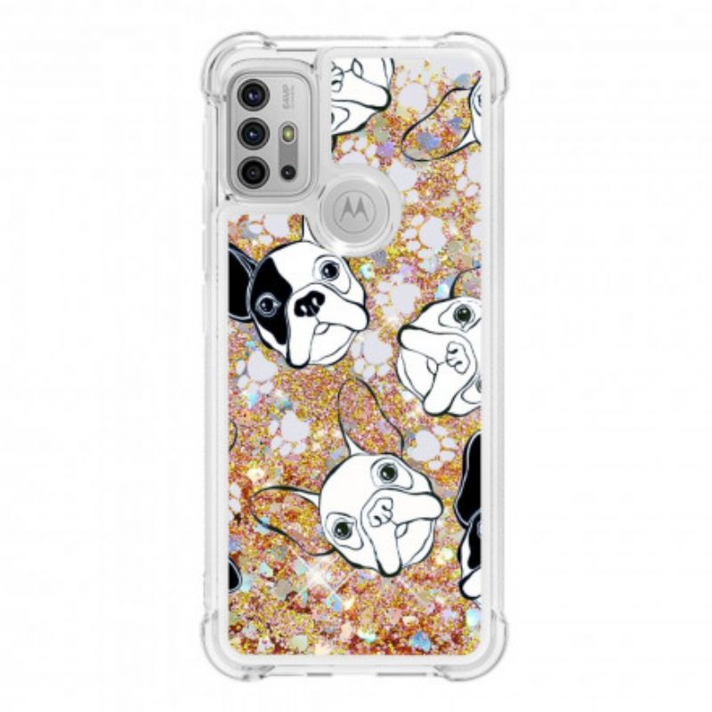 Cover Moto G10 / G30 Hr Glitter Dog