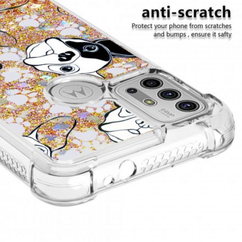 Cover Moto G10 / G30 Hr Glitter Dog