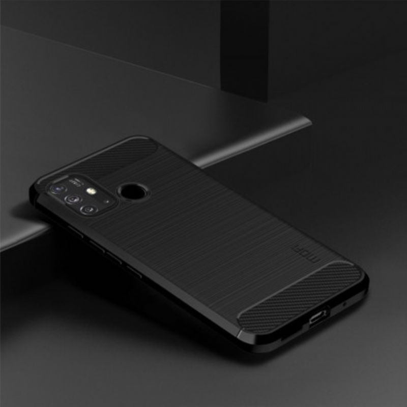 Cover Moto G10 / G30 Mofi Børstet Kulfiber