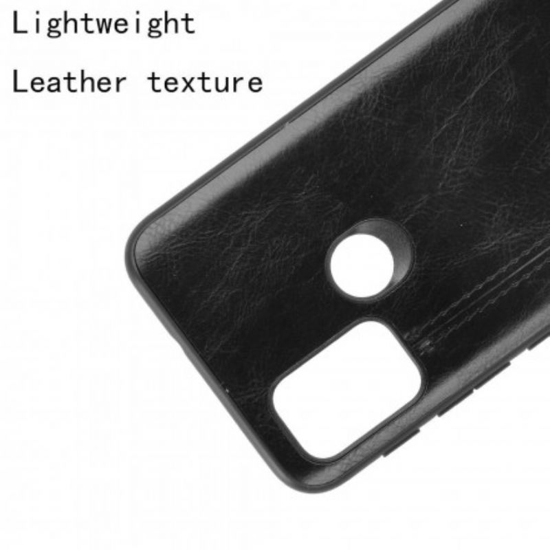 Cover Moto G10 / G30 Søm Lædereffekt