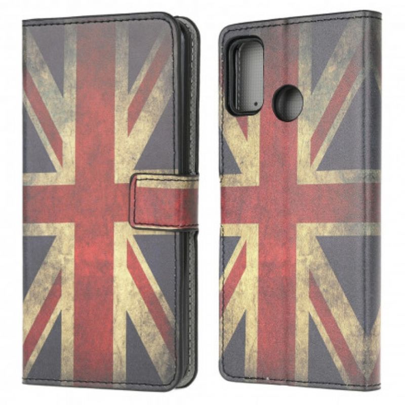 Flip Cover Moto G10 / G30 Englands Flag