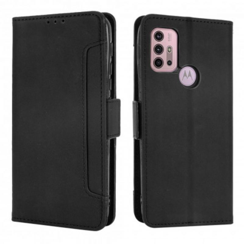 Flip Cover Moto G10 / G30 Førsteklasses Multikort