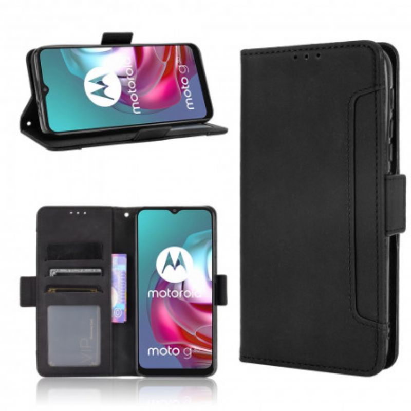 Flip Cover Moto G10 / G30 Førsteklasses Multikort