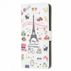 Flip Cover Moto G10 / G30 Jeg Elsker Paris