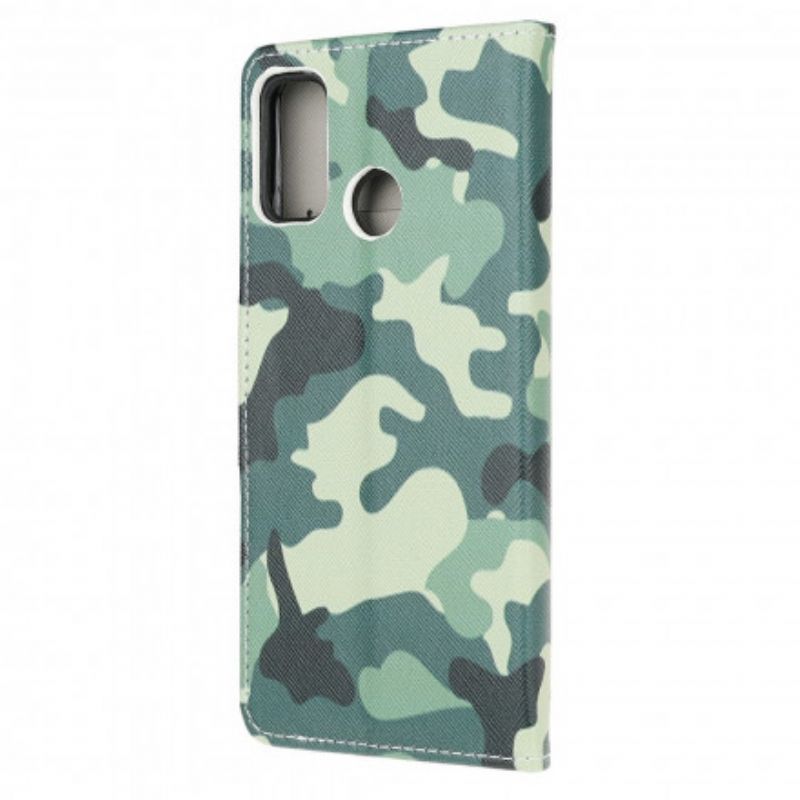 Flip Cover Moto G10 / G30 Militær Camouflage