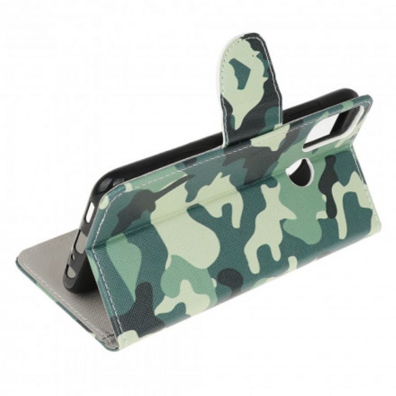 Flip Cover Moto G10 / G30 Militær Camouflage