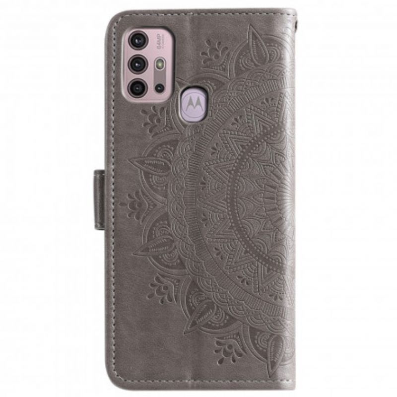 Flip Cover Moto G10 / G30 Søn Mandala