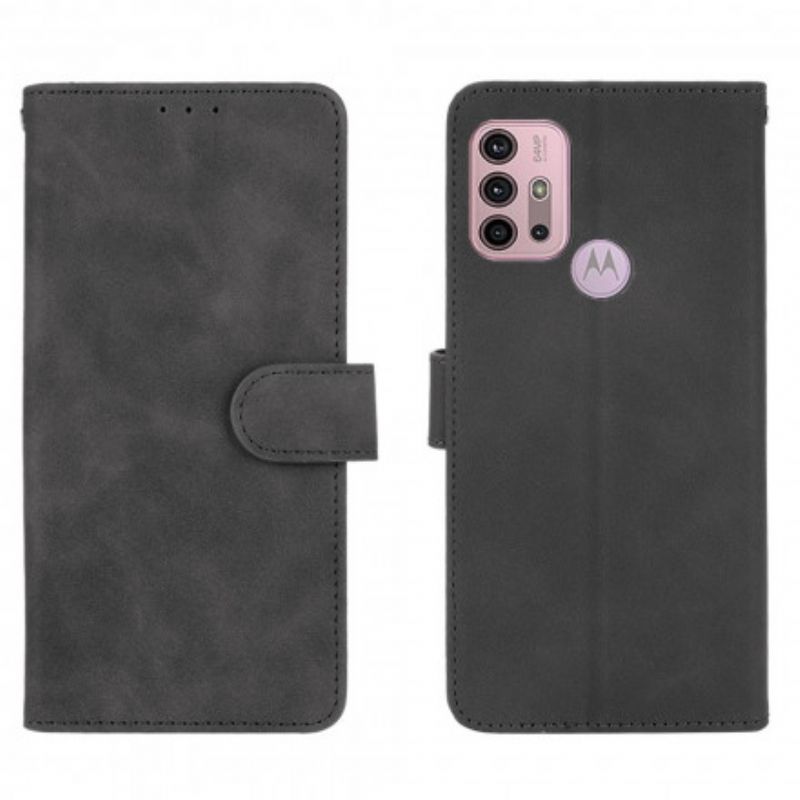 Læder Cover Moto G10 / G30 Skin-touch