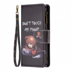 Flip Cover Xiaomi 13 Lite Punge Etui Dangerous Bear Wallet