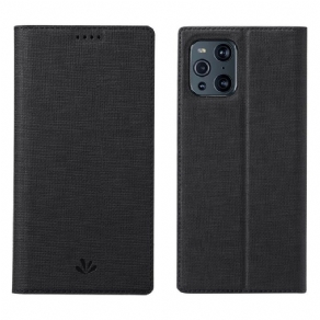 Cover Oppo Find X3 / X3 Pro Flip Cover Vili Dmx Tekstureret