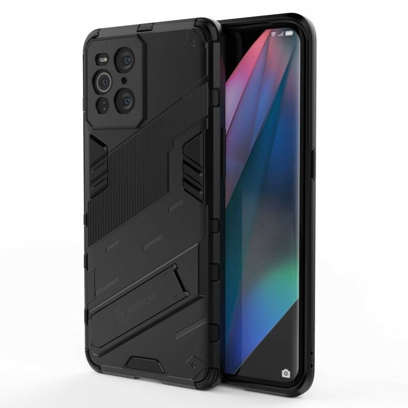 Cover Oppo Find X3 / X3 Pro Håndfrit To-positions Aftageligt Stativ