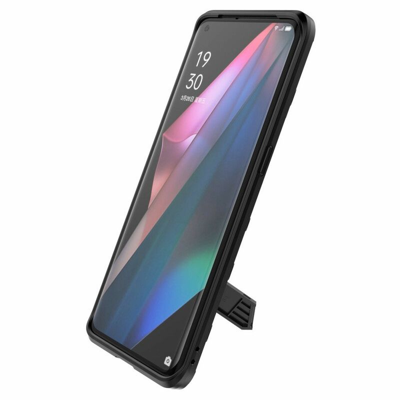 Cover Oppo Find X3 / X3 Pro Håndfrit To-positions Aftageligt Stativ