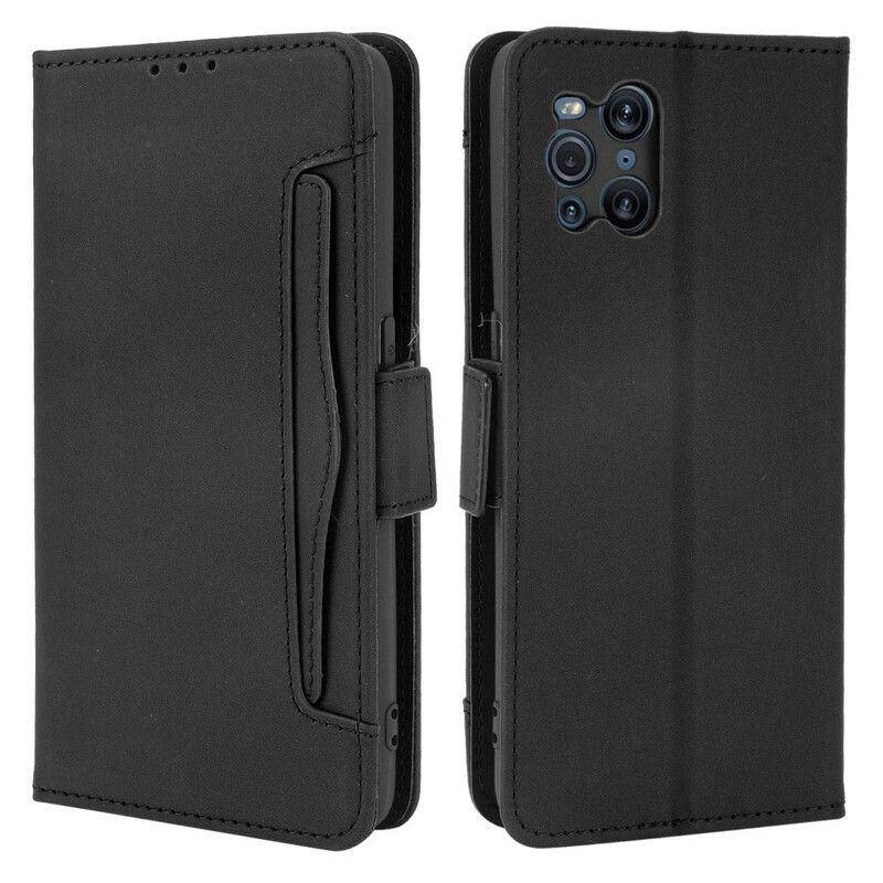 Flip Cover Oppo Find X3 / X3 Pro Førsteklasses Multikort