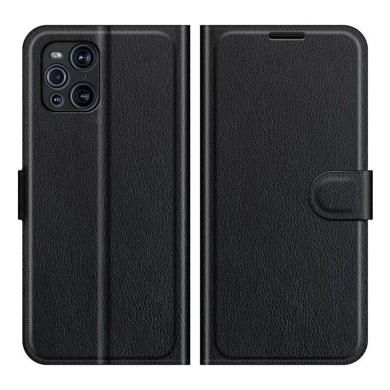 Flip Cover Oppo Find X3 / X3 Pro Klassisk