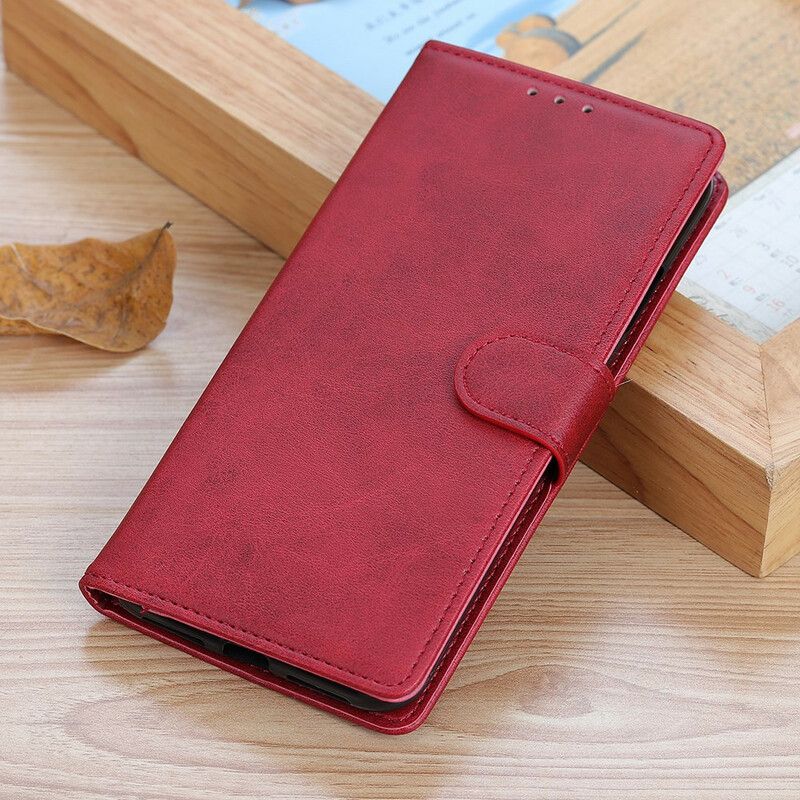 Flip Cover Oppo Find X3 / X3 Pro Mat Vintage Lædereffekt