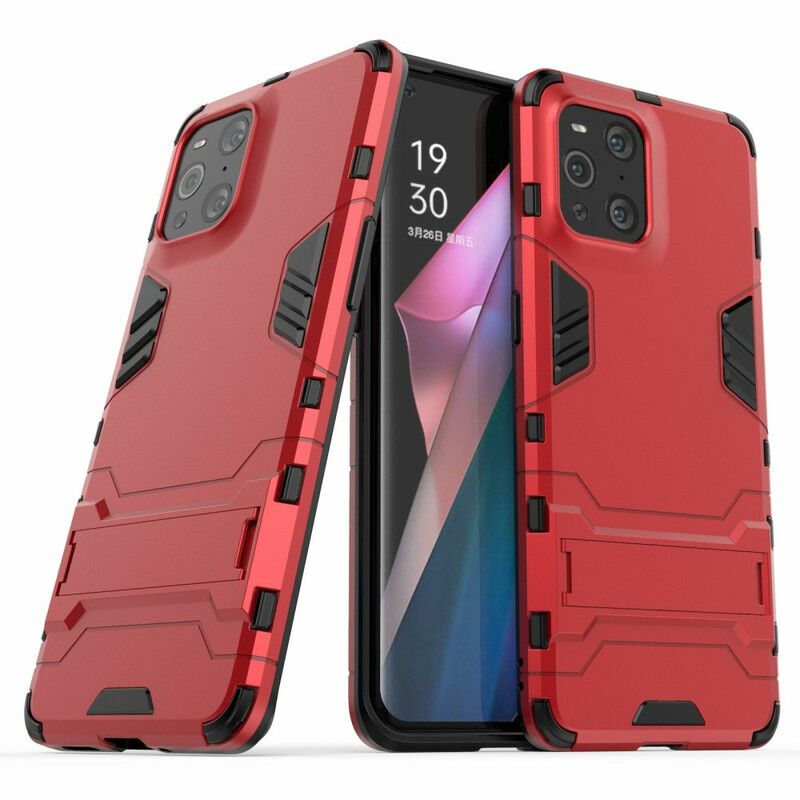 Mobilcover Oppo Find X3 / X3 Pro Modstandsdygtig Tunge