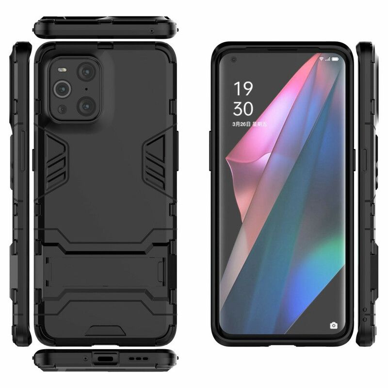 Mobilcover Oppo Find X3 / X3 Pro Modstandsdygtig Tunge