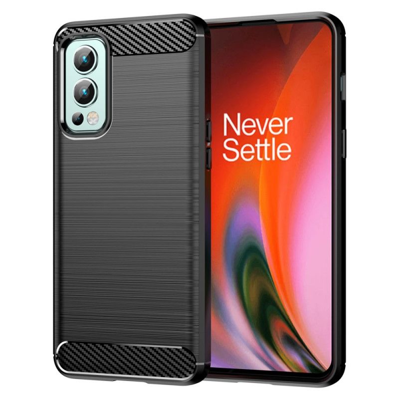 Cover OnePlus Nord 2 5G Børstet Kulfiber