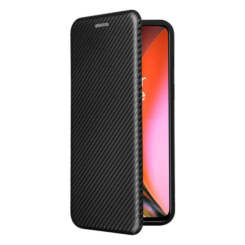 Cover OnePlus Nord 2 5G Flip Cover Farvet Carbon Silikone