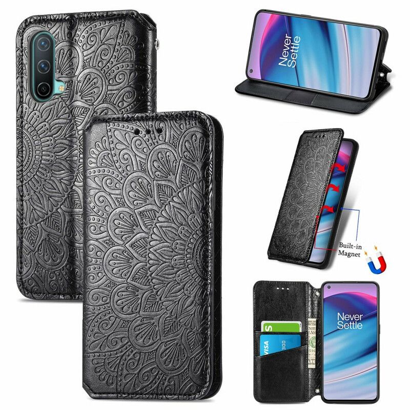 Cover OnePlus Nord 2 5G Flip Cover Mandalas