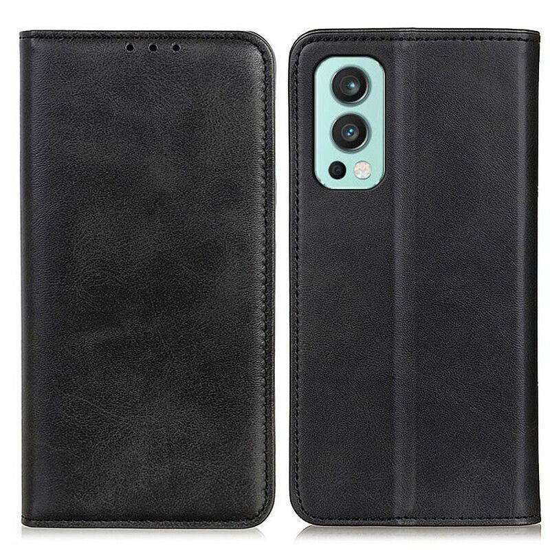 Cover OnePlus Nord 2 5G Flip Cover Mat Split Læder