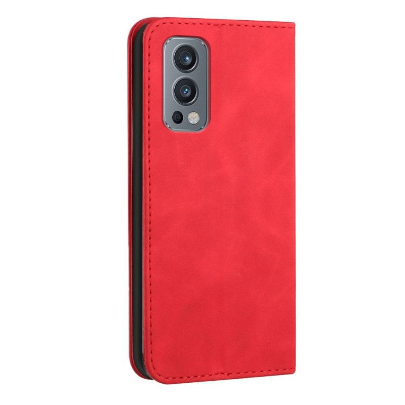 Cover OnePlus Nord 2 5G Flip Cover S-design Læderstil