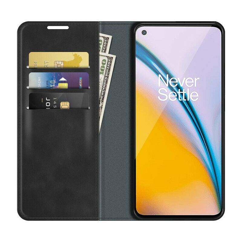 Cover OnePlus Nord 2 5G Flip Cover Skin-touch