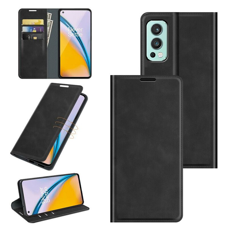 Cover OnePlus Nord 2 5G Flip Cover Skin-touch